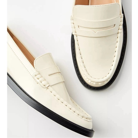 LOFT Penny Loafer Creme - Picture 2 of 12